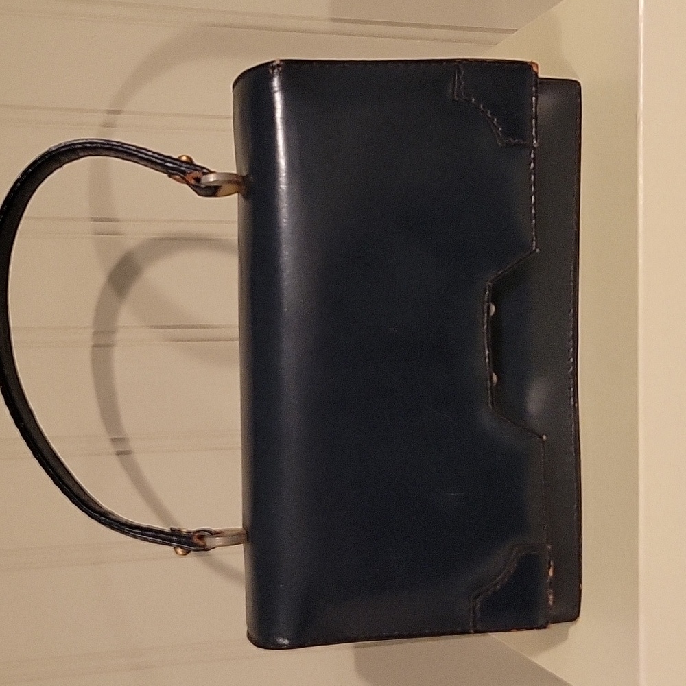 Vintage Dark Navy Tano of Madrid Handbag